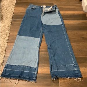 Free People patchwork Jeans